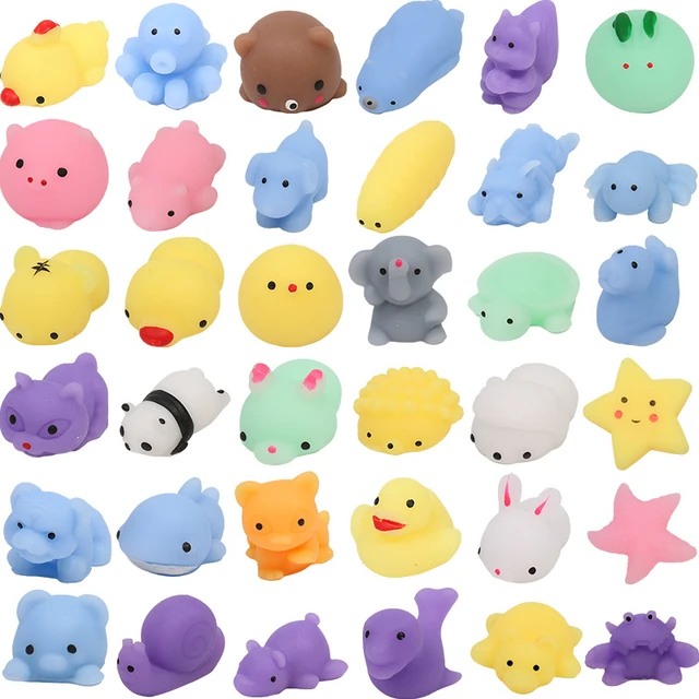 24Pcs Mochi Squishy Toys Squishy Stress Relief Jouets Mochi