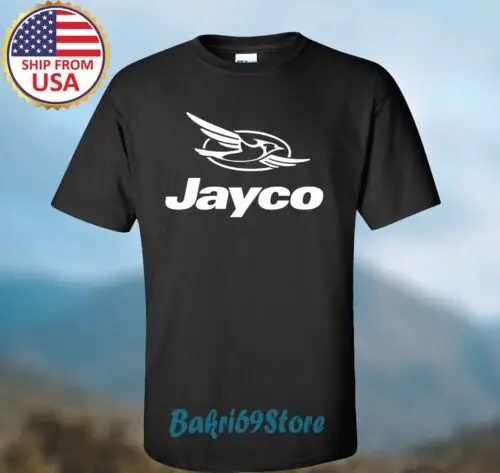 

Мужская черная футболка Jayco Rv для кемпинга