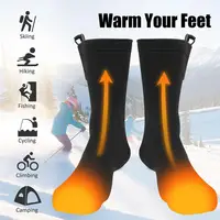 Electric Socks for unisex Rechargeable USB Electric Heated Socks Warm Cotton Socks with Fast Heating and Long Warmth Winter Warm 1