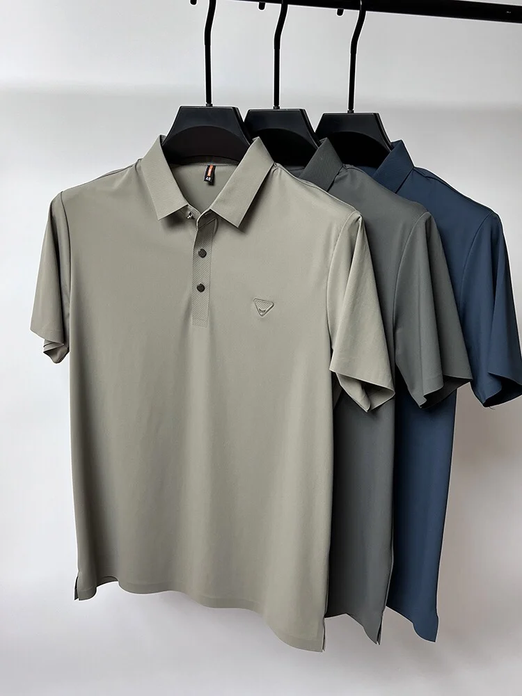 Fashion Luxury Brand Polo Shirts Men Short Sleeve Shirt Summer Designer  Clothes 2022 Lapel Zipper Elegant Printed T shirt Male - AliExpress