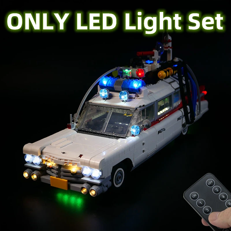 In Magazzino Set Di Luci A Led Con Telecomando Per Ghostbusters Ecto-1 Compatibile Con Lego 10274 Building Blocks Giocattoli Accessori Per Mattoni