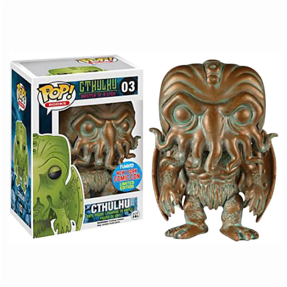Funko Pop Books Cthulhu #03 Master of R'Kyeh Vinyl Action Figure Toys Kids Gifts
