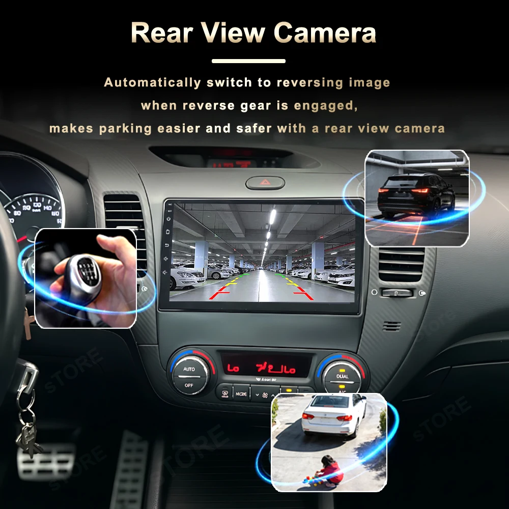 2 Din Android 16 para KIA K3 CERATO FORTE 3 YD sintonizador 2013 2014 2015 2016 2017 Radio de coche reproductor Multimedia GPS pantalla táctil estéreo 5