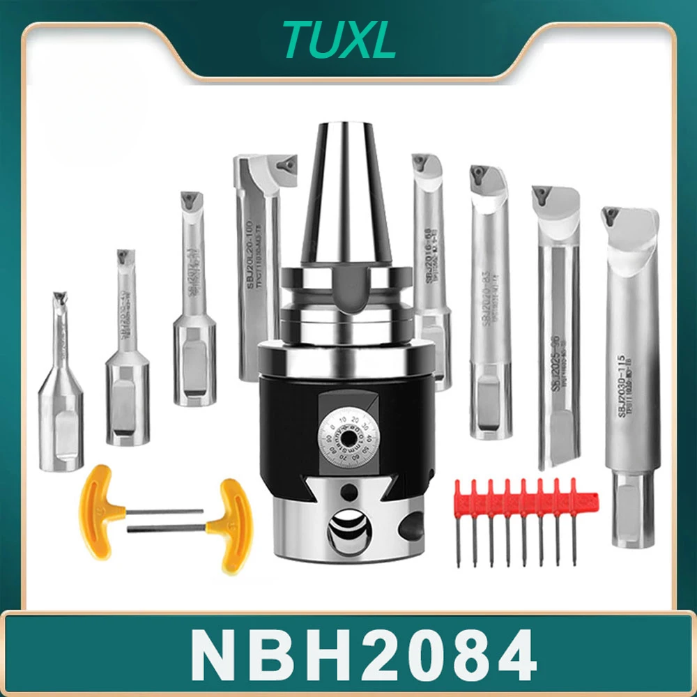 

Набор сверлильных насадок NBH2084, сверлильные насадки с большим отверстием, держатель инструмента NBH BT30 BT40 BT50 NT30 NT40 R8 MTA, сверлильное отверстие 8-280 мм