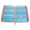72Slots Purple Nail Art Stamping Plates Holder Storage Bag Empty Case Rectangle Template Accessories Tools For 6*12cm/6*6cm 3