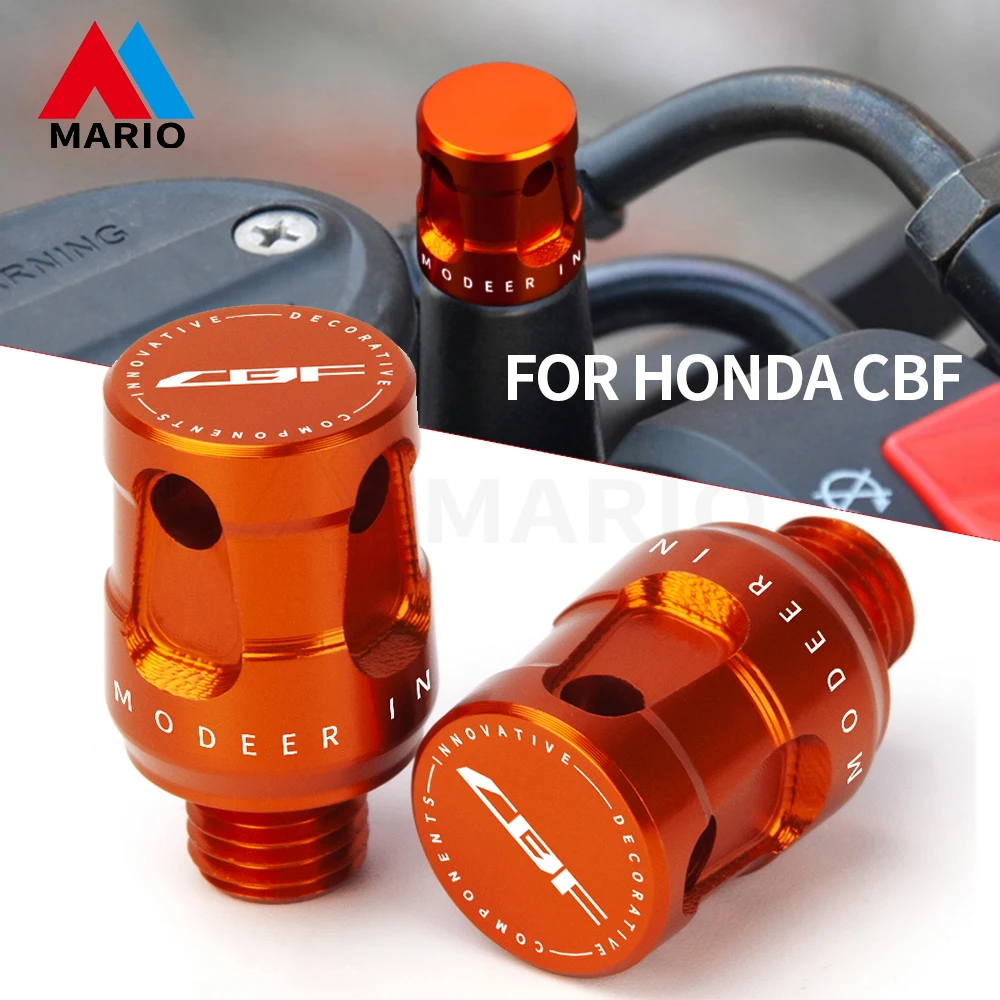 

For Honda CBF CBR CBR150R CBR300R CBR500R CBR650R Motorcycle M10*1.25 CNC Aluminum Mirror Hole Plugs Screws Bolt Accessories