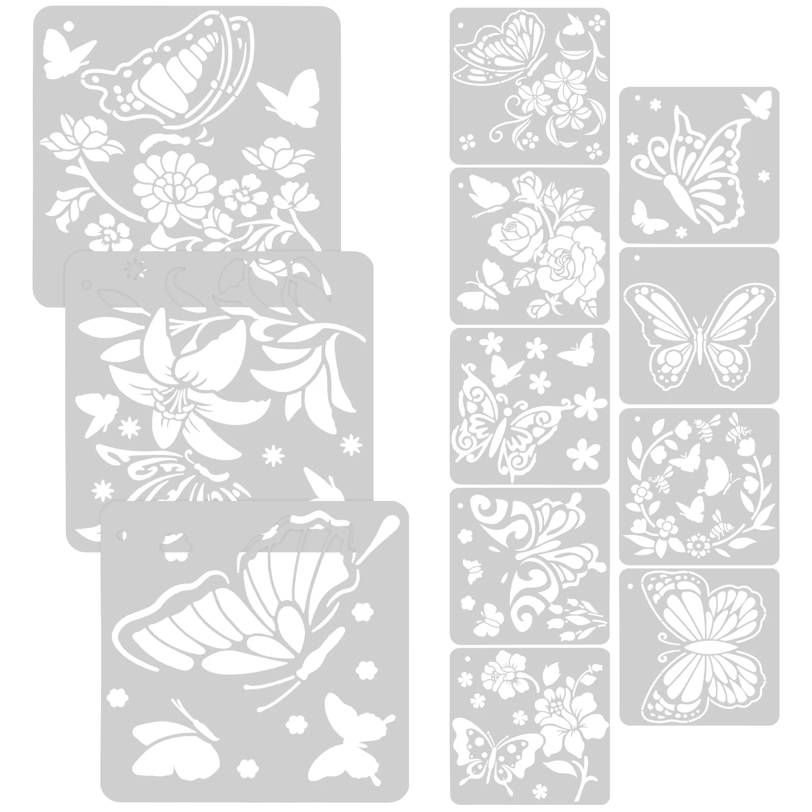 

Butterfly Molds Butterfly Painting Stencil Craft Stencil Large Stencils Coloring Embossing Album