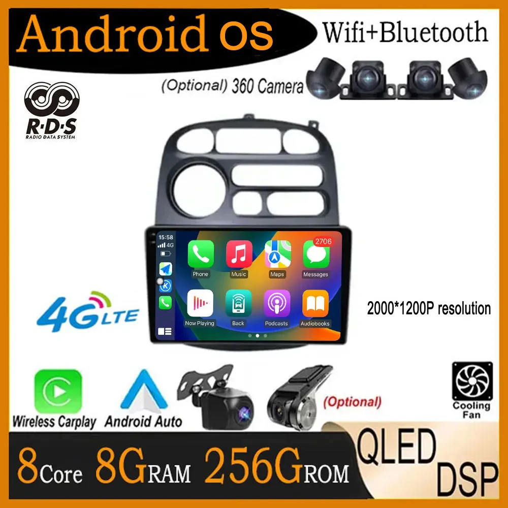 

Android 14 для JAC Refine 2012-2015 для Hyundai H 1 Starex 1997-2007 автомобильное радио мультимедийный видеоплеер стерео экран WIFI