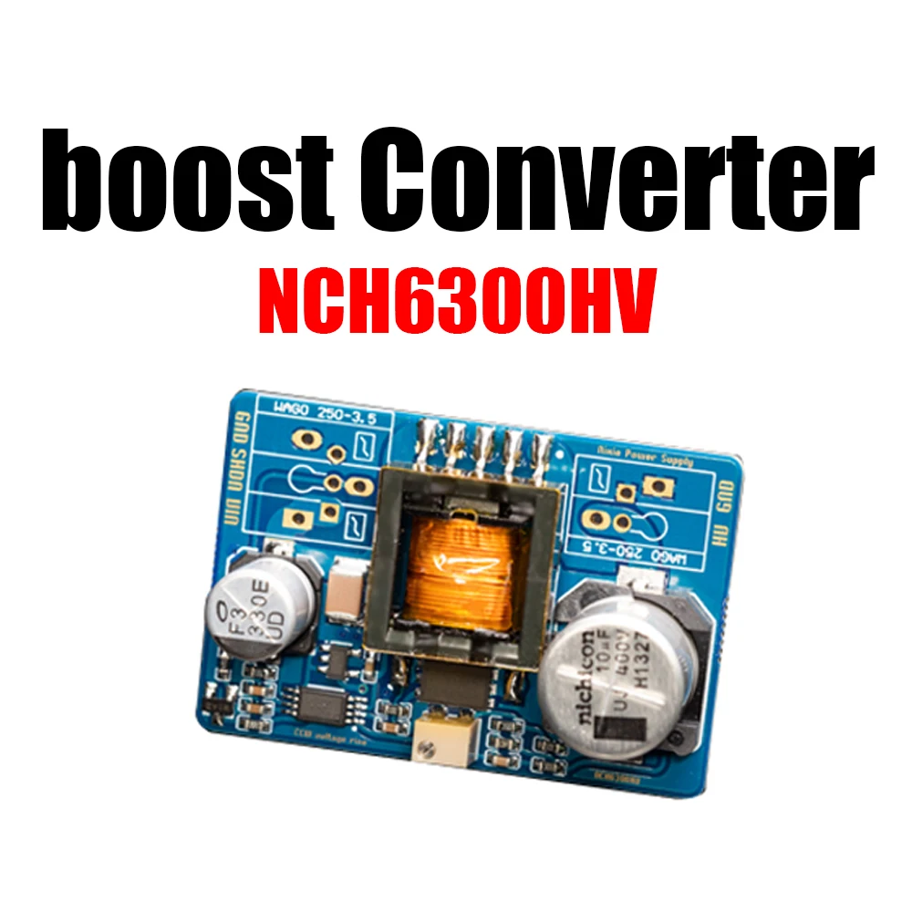 

NCH6300HV Nixie Tube Повышающий Модуль источника питания DC 3,7 V- 15V до 100-230V 160V 170V для светящейся трубки часов Magic Eye 12V 5V USB A11