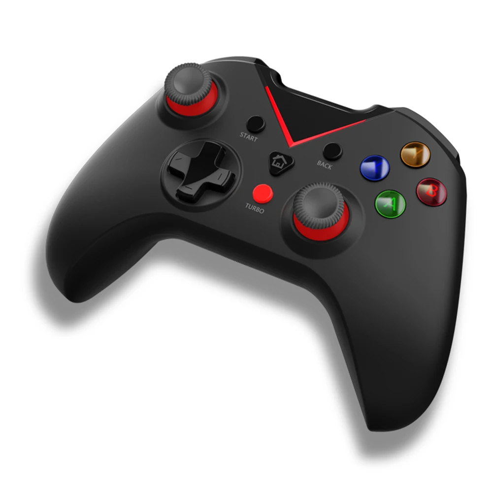 2.4G Gamepad Dual Vibration Wireless Games Handle Six AxisTurbo Function Gaming Accessories for Xbox One PC Windows 10/8/7