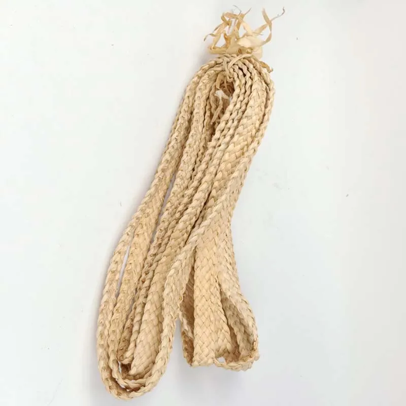 9미터 천연 옥수수 껍질 끈 5/7 가닥 수제 옥수수 잎 짚 끈, 짚 가방, 모자, 신발, 애완동물 장난감, DIY 공예용