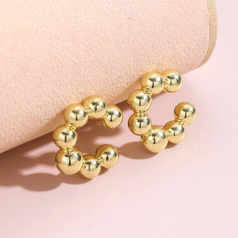 Punk Vintage 3Pcs C Shaped Clip Earrings for Women Image 9