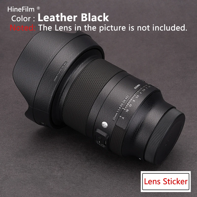 Sigma 20 F1.4 e Montagem da Lente Decalque Peles Película Protetora Envoltório para Sigma 20 mm F1.4 dg dn Protetor de Lente Anti-risco Peles de Cobertura - Image 5