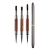 Double-end Nail Pen Brush Glue Phototherapy Pen UV Gel Liner Brush Dual End Acrylic Nail Art Painting Manicure Brushes Tool 6