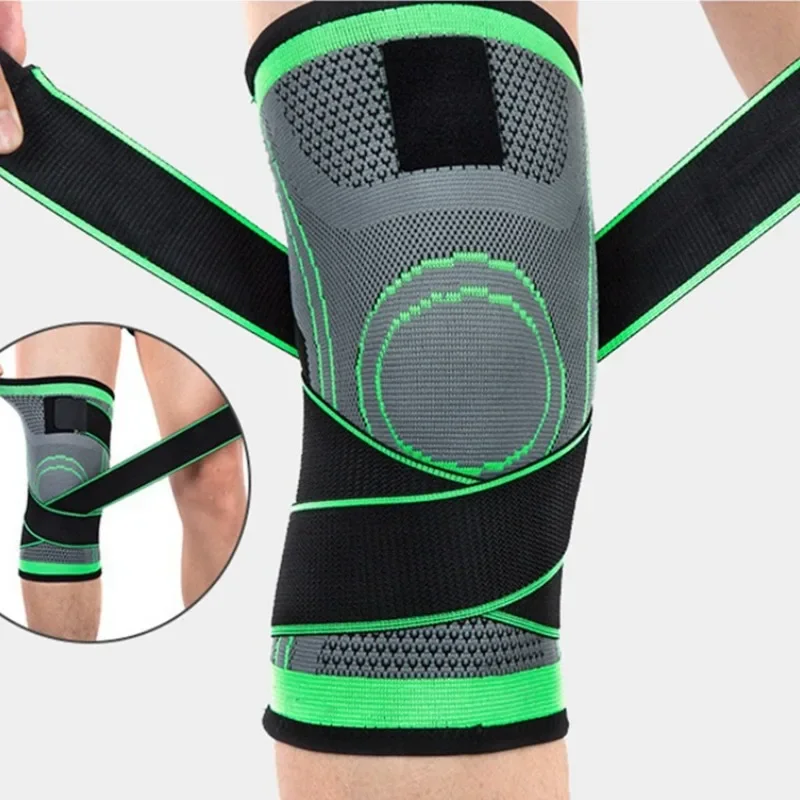 1PCS Adjustable Sports Knee Pad Knee Pain Relief Patella Stabilizer Brace Support for Hiking Soccer Basketball Running Sport