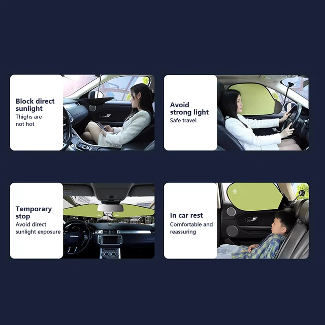 Summer Car Sun Shade Windshield Foldable Sunshine Protector Sunshade Side Window UV Protection Heat Insulation Car Accessories 6