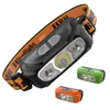 Sensor Mini Rechargeable Powerful Headlamp Fishing Lamp Camping Waterproof Head Flashlight Hunting Hiking USB LED Work Headlamp 1