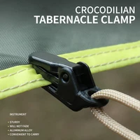 Tarpaulin Clip Tent Canopy Clip Buckle Outdoor Wind Rope Clamps Reusable Awning Mountaineering Camping Accessories 4