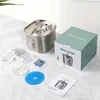 1pc  cat water dispenser stainless steel automatic pet water dispenser with visible water level window, 5
