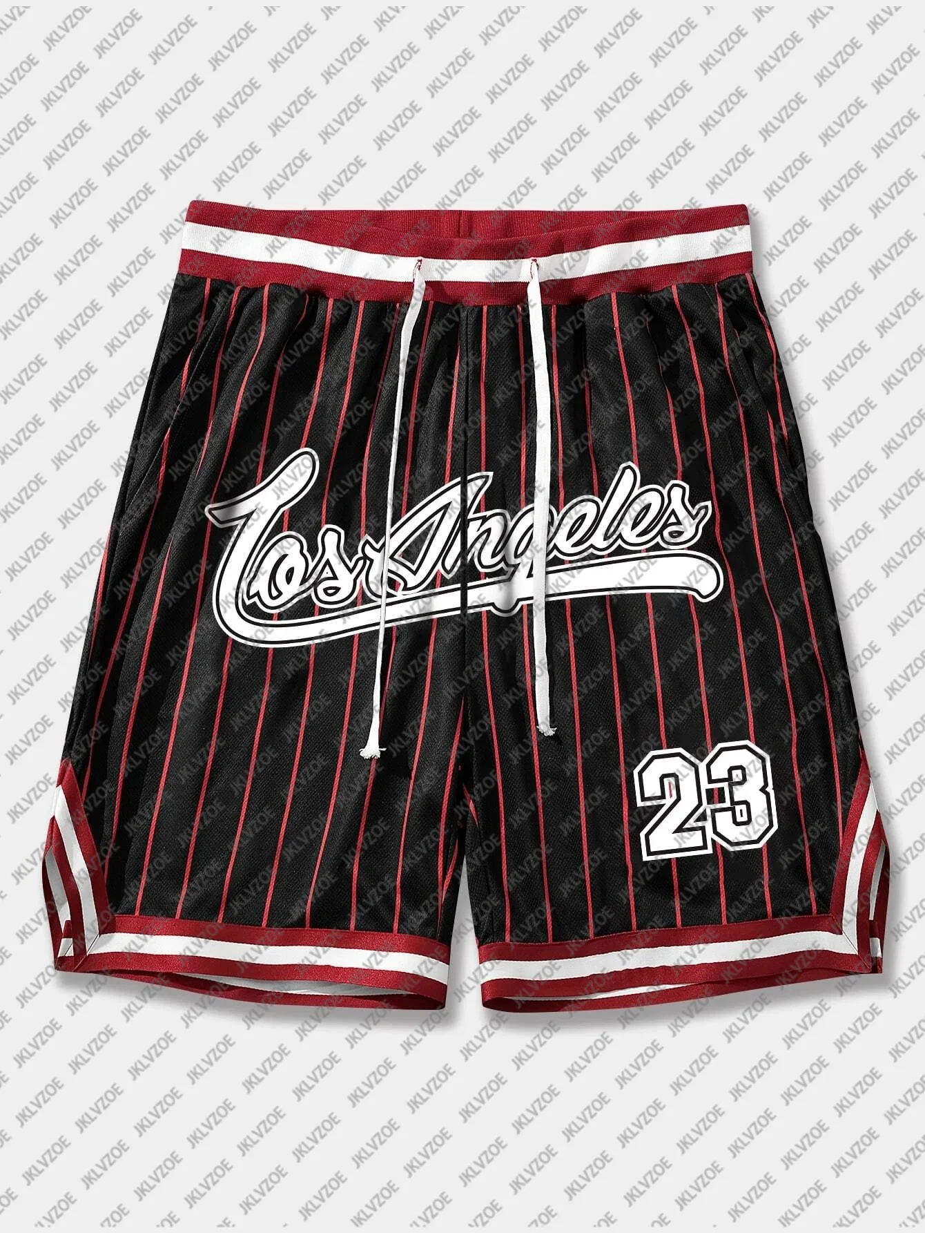 Los Angeles James 23 Men Loose Shorts Drawstring Quick Dry Striped 3D Print Shorts Summer Unisex Casual Oversized Sport Shorts 9 Sed1d77a9a89c41a3974b8d4fcda2201c1
