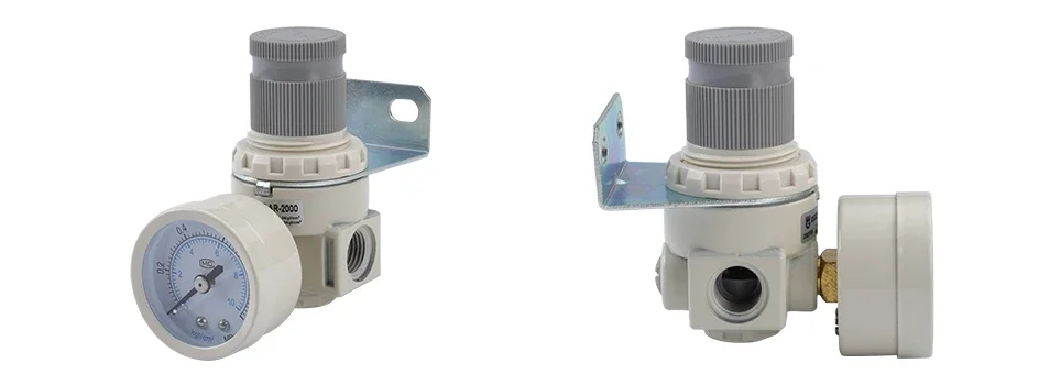 Description Picture 2 of itemYIDI AR2000 G1/4 with Fitting Air Compressor Pressure Regulator Pneumatic Reducing Control Regulating Valve Switch Tool Tools