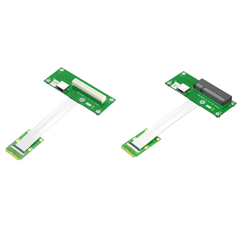 

Удлинительный Кабель-адаптер Mini PCI-E к PCI-E 8X с высокоскоростным кабелем FPC для теста PCIE