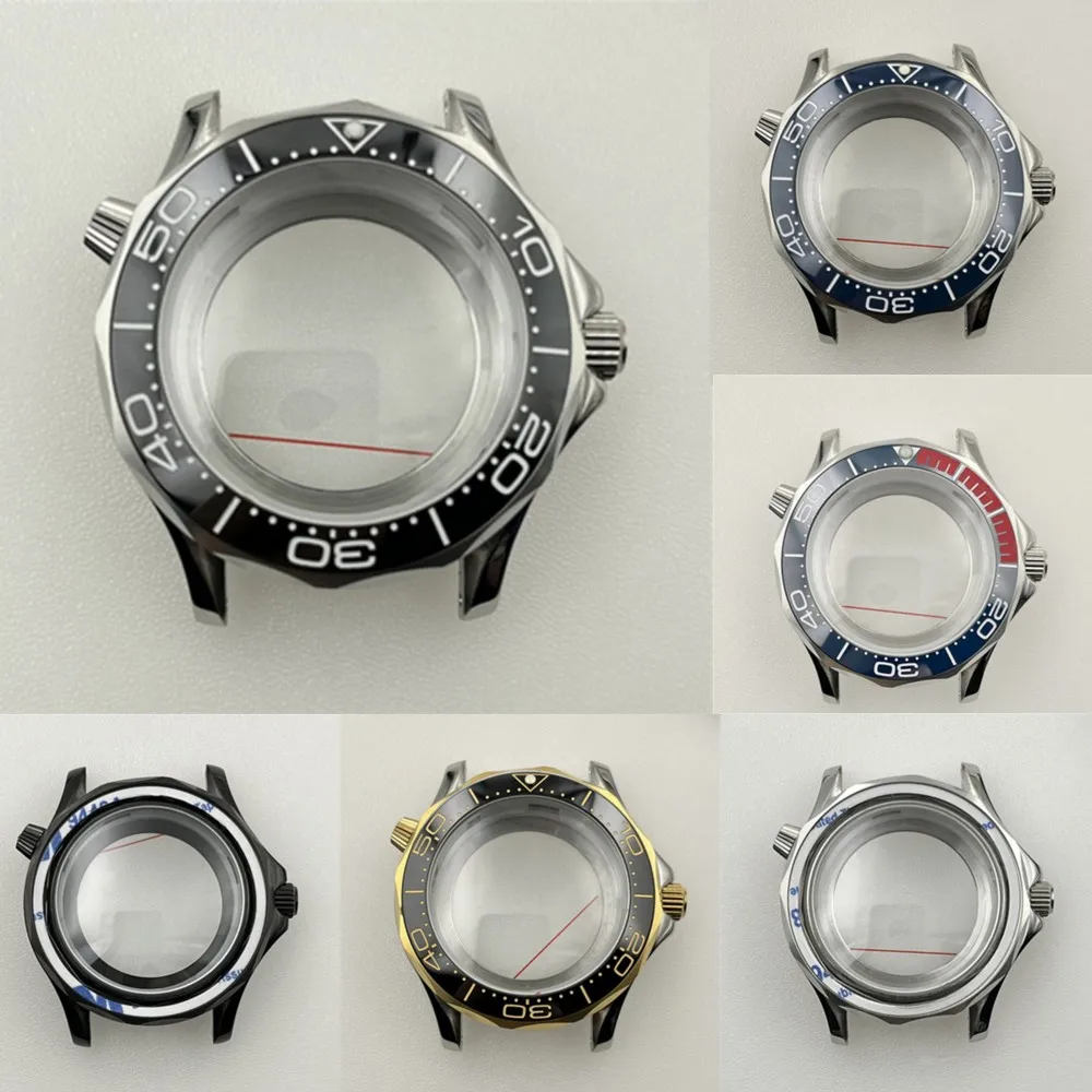 

NH35 Case 42MM Waterproof Convex Arch Glass Stainless Steel Case for NH35 NH36 4R35 4R36 Movement