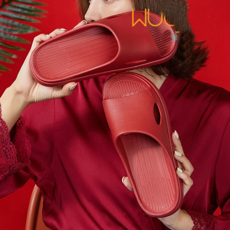 New Fashion Women Slippers Summer Flat Lightweight EVA Home Bathroom Slippers Comfort Massage Couples Indoor Slides Shower Shoes 3