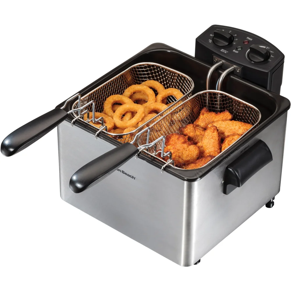 

Hamilton Beach Professional-Style Deep Fryer， Electric Deep Fryer