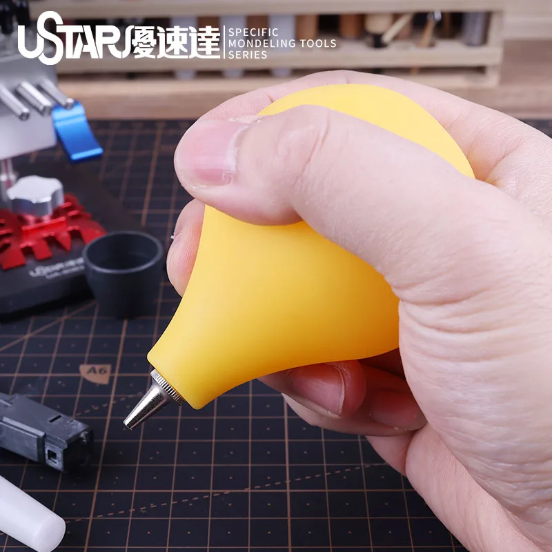 

U-STAR UA-09 резиновый пылеочиститель, внешний вид, небольшой ручной инструмент для очистки пыли, чистый резиновый шар для пластиковой военной модели