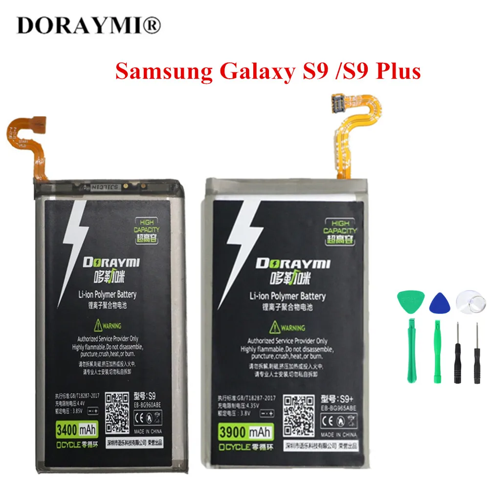 Doraymi Eb-Bg960Abe Batteria Per Samsung Galaxy S9 G960F Sm-G960 Batterie Del Telefono Eb-Bg965Abe Per Galaxy S9Plus G9650 G965F G965A