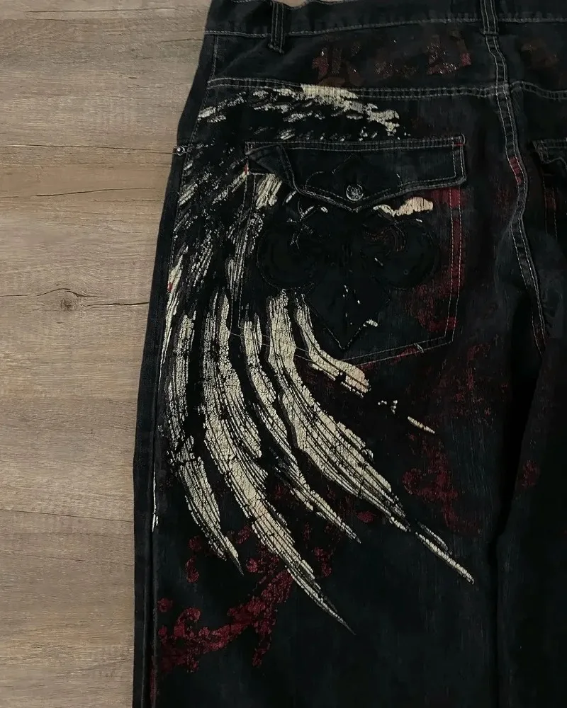 JNCO ƮƮ Y2K û, ϶  Ʈ Ʈ, ϰ ĳ־  Ŀ û,   ̵ , ǰ