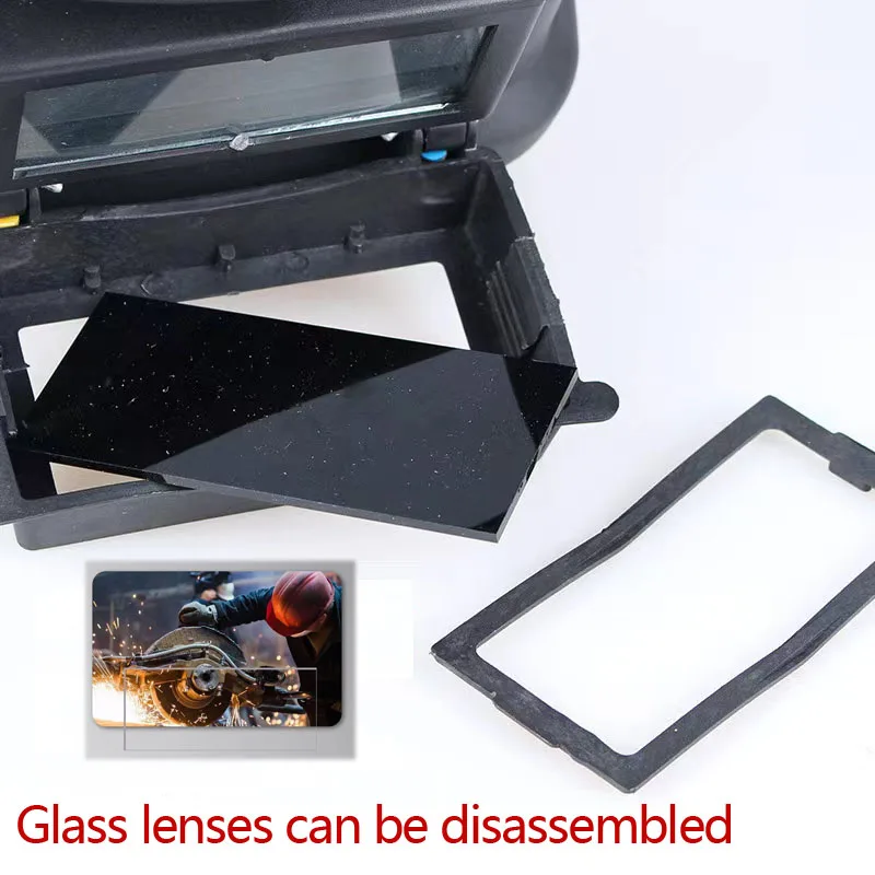 2pcs/Lot Black / Tansparent Color Glass DIN7 DIN8 DIN9 DIN10 DIN11 DIN12 108x50mm Arc Welding Protection Glass Filter