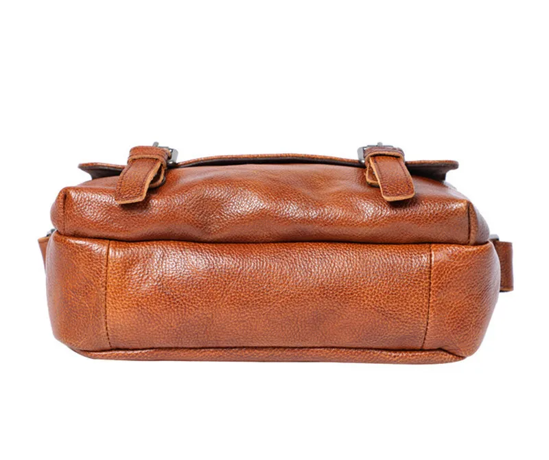 PNDME Outdoor Casual Natürliche Echte Leder männer Umhängetasche Mode Täglichen Luxus Erste Schicht Rindsleder Designer Schulter Tasche – Detail 11