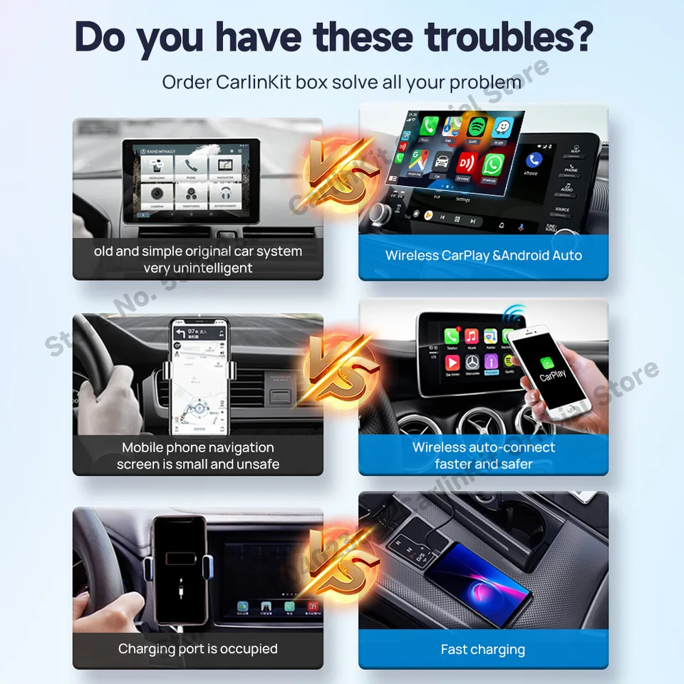 CarlinKit 5.0 4.0 3.0 CarPlay ワイヤレスドングル