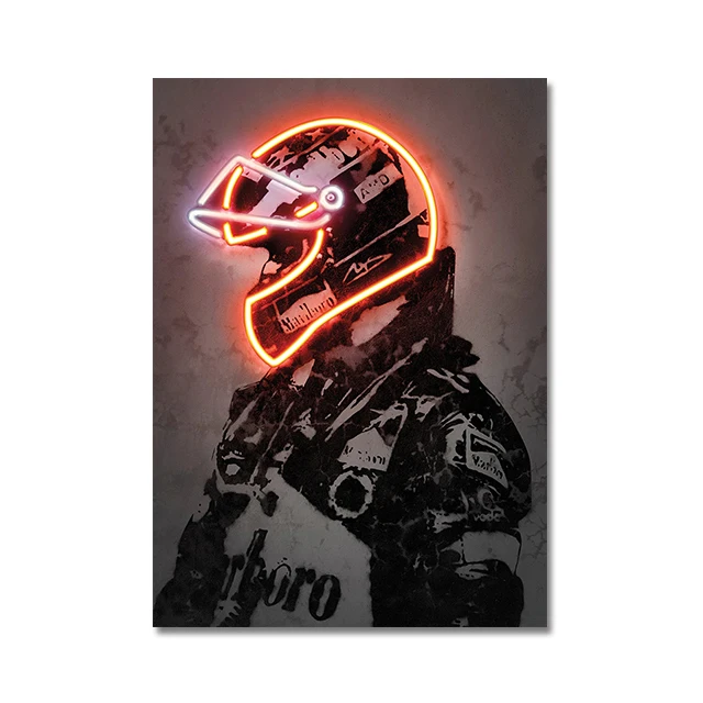 بارد دراجة نارية الصبي غرفة جدار الفن الديكور اللو...