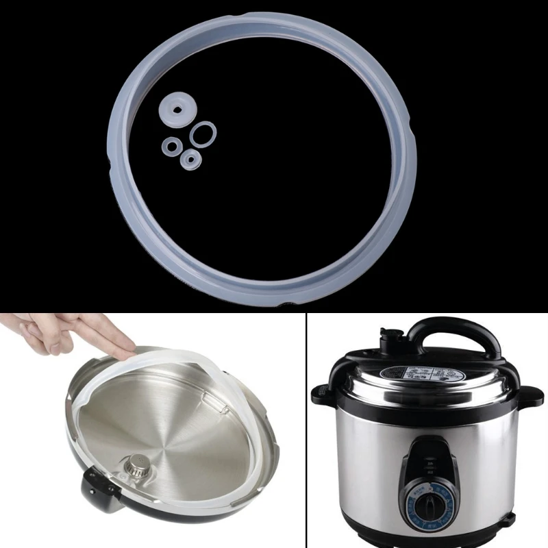 Silicone Rubber Gaskets Sealing Ring for Electric Pressure Cooker Parts 2-2.8L 20CC