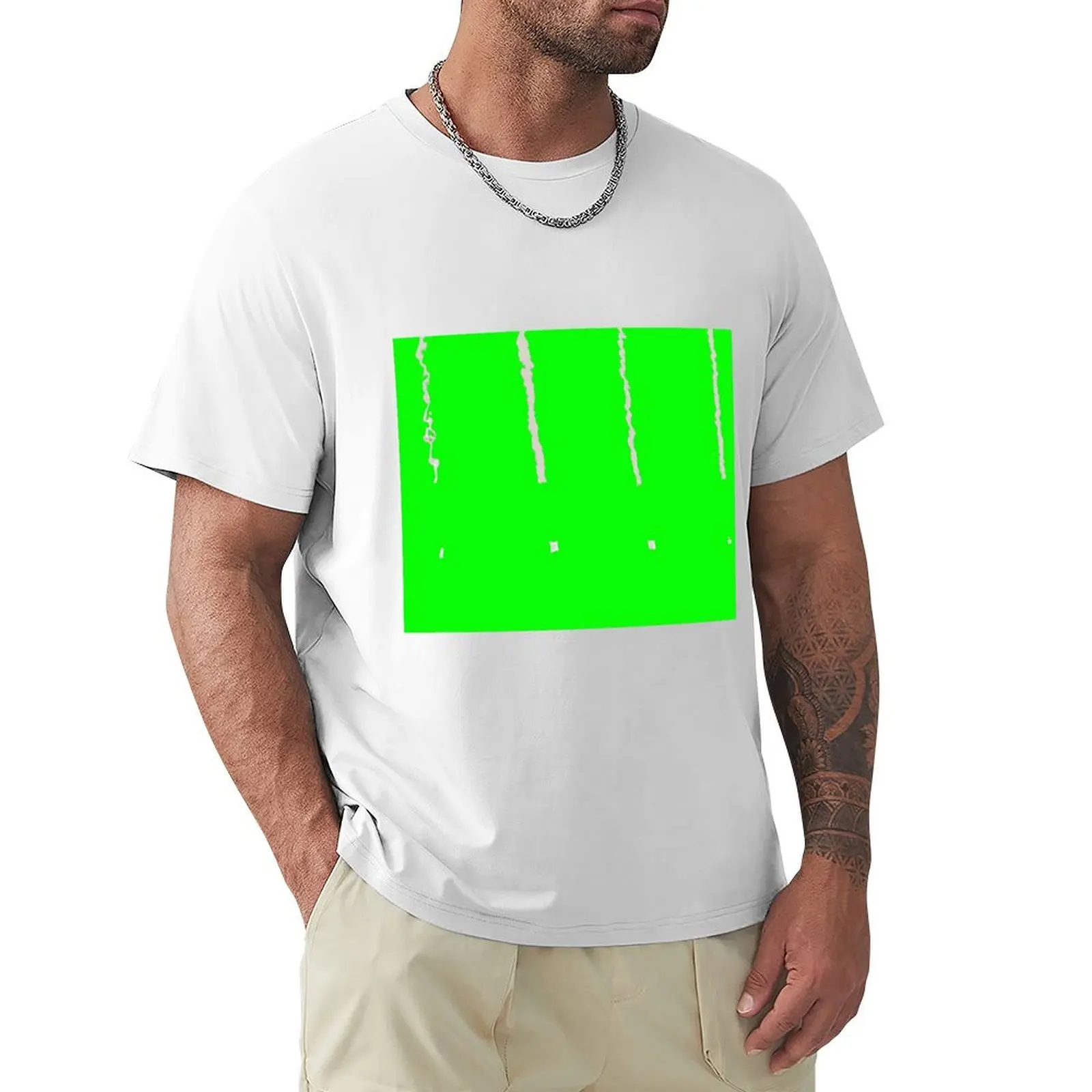 

Abstract Line Reflection 00008 green T-Shirt boys animal print Aesthetic clothing black t shirts for men