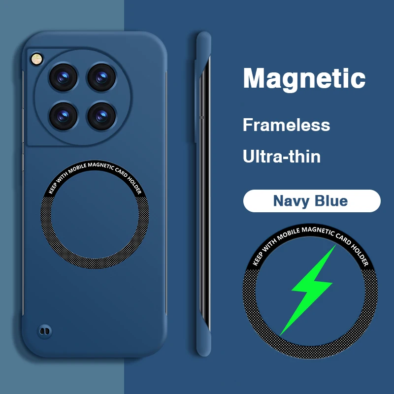 Sleek Frameless Magnetic Wireless Charging Phone Case