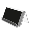 Transparent Acrylic Desktop Business Card Holder Table Desk Shelf Box Storage Display Stand Restaurant Office Supplies 5
