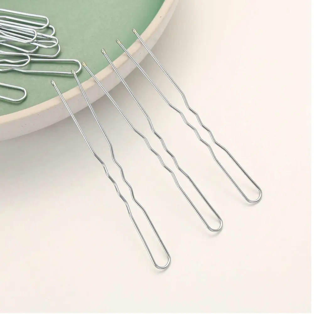 

20PCS Trinket Bridal Hairstyle Tool Gifts Alloy Barrette Hairclips Waved Hair Pins U-shaped