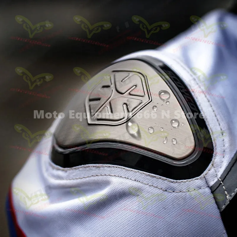 여름 통풍 메쉬 오토바이 자켓 바지 세트 경량 보호 라이딩 기어 도시 거리 오토바이용