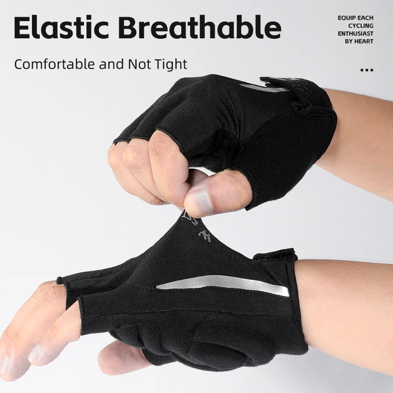 WEST BIKING Bike Gloves for Men Summer Half-Finger Cycling