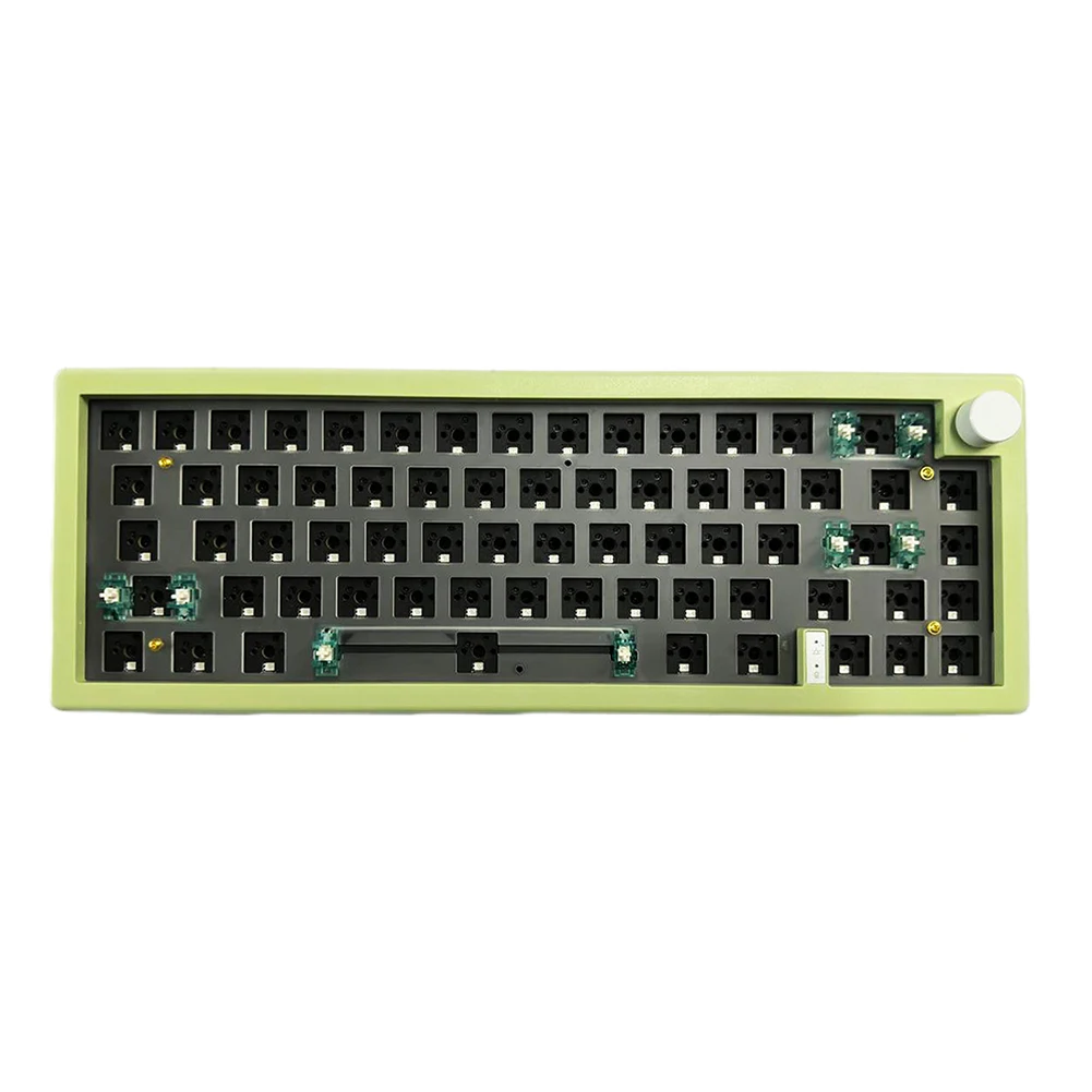 GMK67 기계식 키보드 노브 스위치, RGB 백라이트 기계식 게이밍 키보드, 경량 내구성, 피로 감소, 게임 액세서리