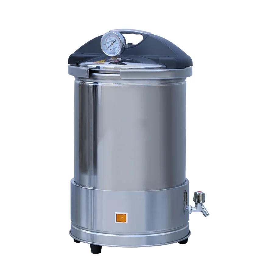 

Sterilization Equipment Prevent Dryout 15L 20L Stainless Steel Handle Steam Pressure Disinfector