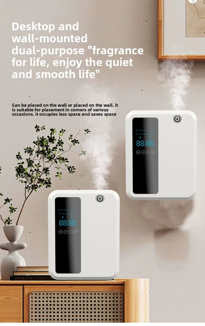 Diffuseur d'aroma intelligent avec bluetooth et wifi pour la maison_voghion.com
