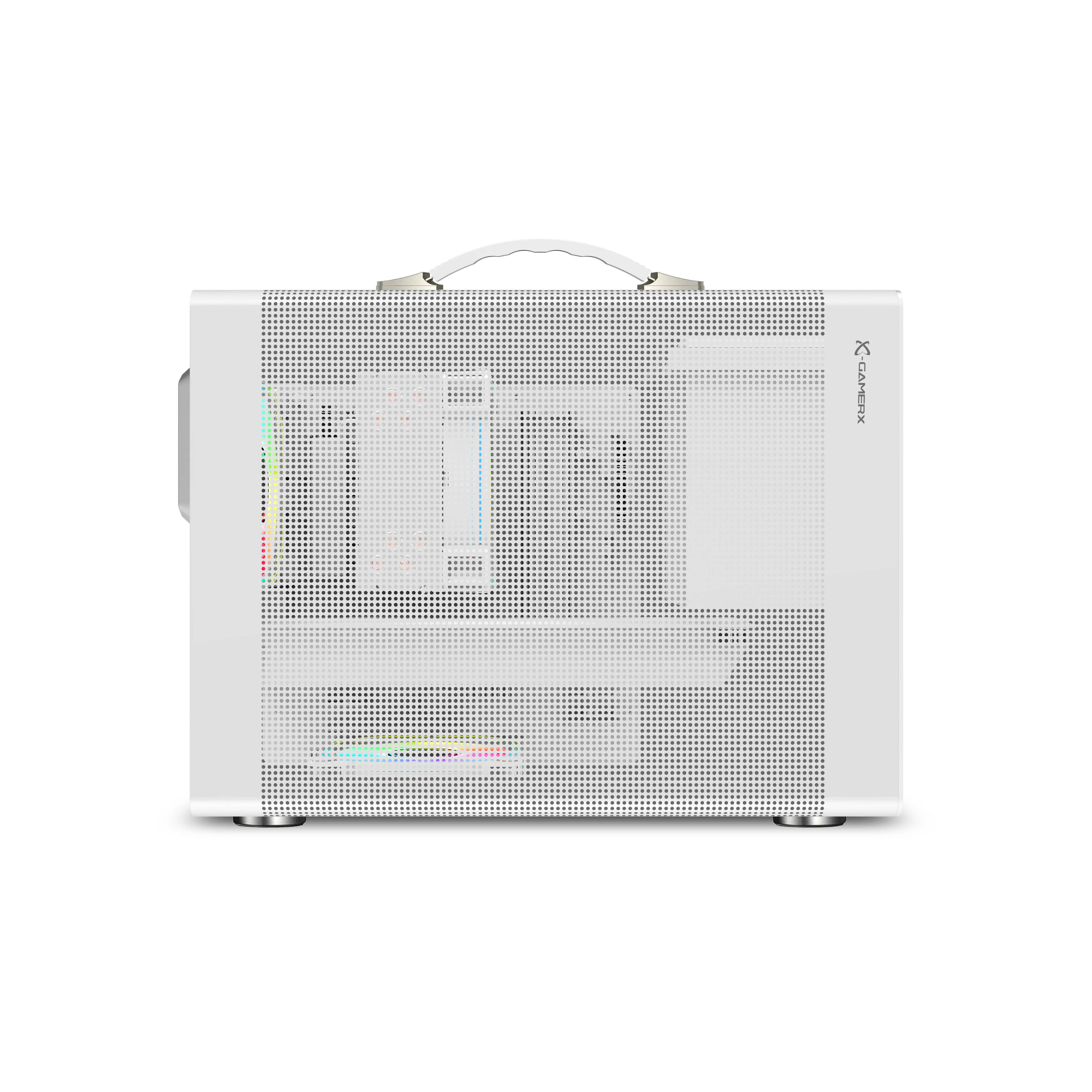 Power Train P60 Desktop MATX Case Handheld Portable Mesh Version PC Small Chassis Supports 350mm Graphics Card Type-C Interface pc case pc chassis computer chassis frame