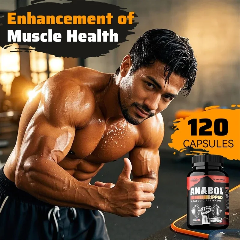 Anabol Ripped Anabolic Muscle Builder - Urn Belly Fat, Tighten Abs, Boost Muscle Growth, Metabolism
