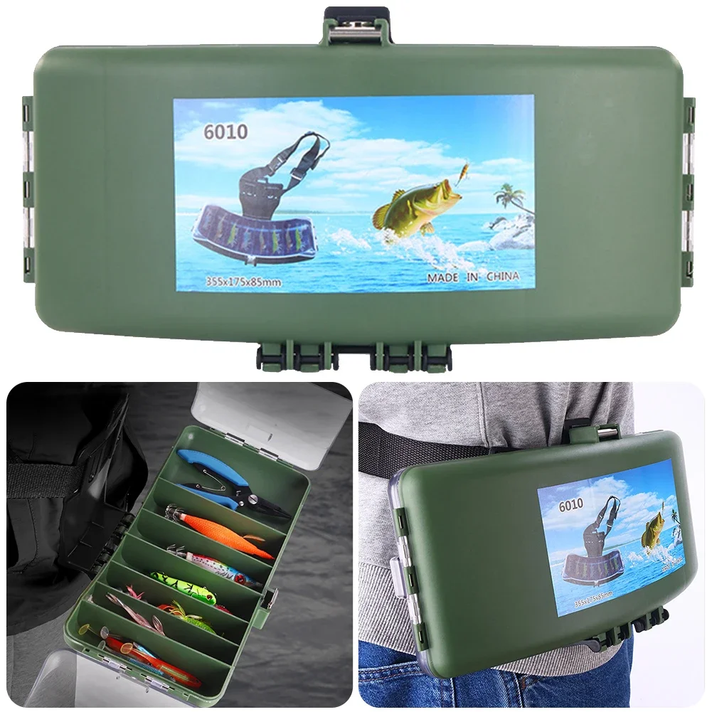 Description Picture 6 of itemFishing Belt Bag Fishing Tool Storage Box Large Capacity Fishing Tackle Storage Box Portable Multifunctional Fishing Accessories