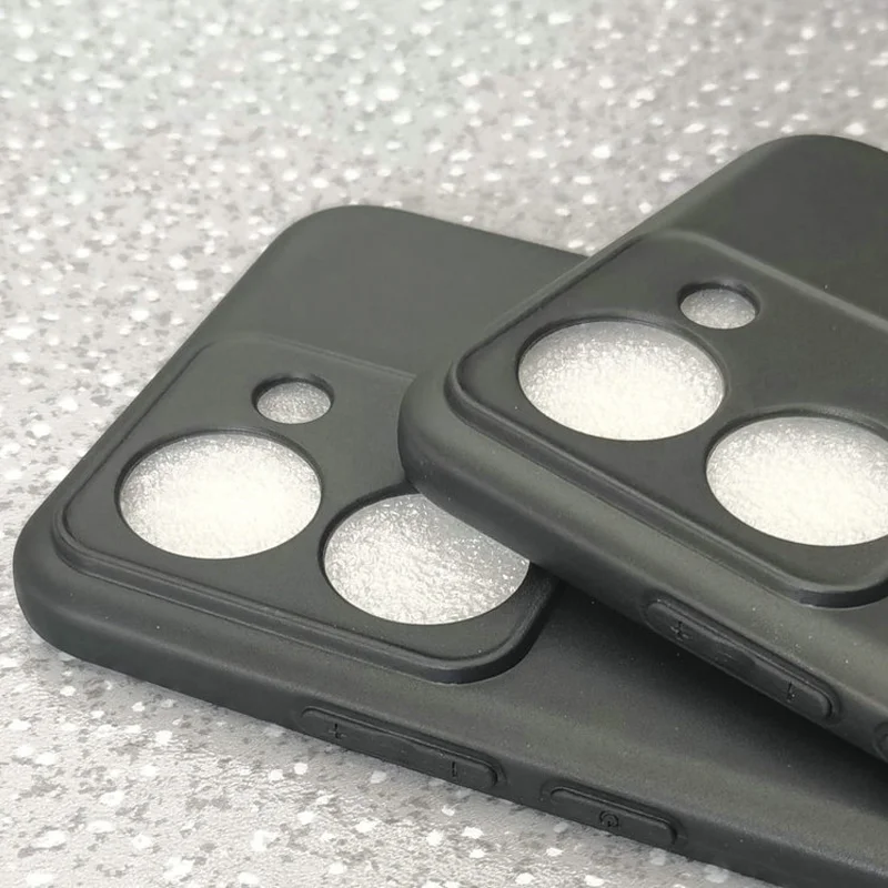 Matte Black Slim TPU Soft Silicone Case